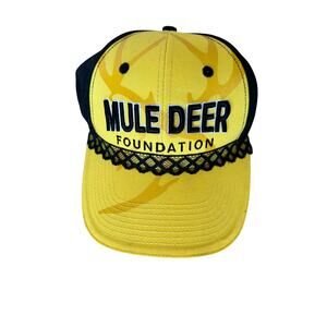 Mule Deer Foundation Trucker Hat Hunting Baseball Cap Gorpcore Festival Rare